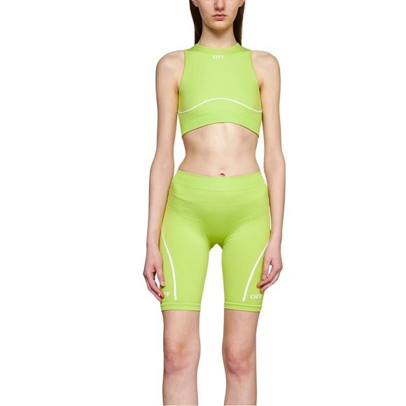 Off-White Logo Detailed Cycling Shorts - Picture 4 of 5